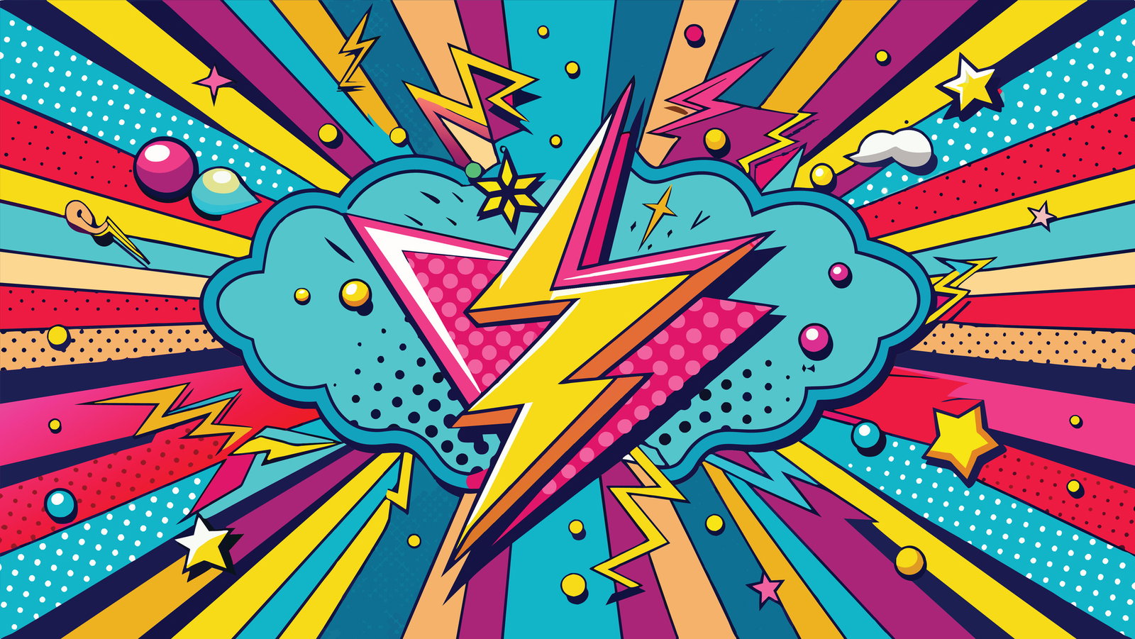 Vecteezy pop art comic book explosion background vector illustration
