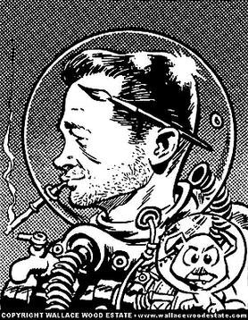 Wally Wood self portrait